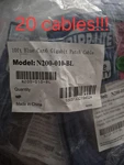 Tripp Lite N200-010-BL Ft. Cat 6 Blue Network Ethernet Cables. Fixed Price $54.99.