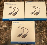 (3 Boxes) Cable Matters Displayport To Vga 6 Ft. Fixed Price $19.99.
