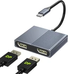 Usb C To Dual Adapter, 4K 60HZ Splitter,. Fixed Price $31.03.