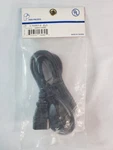 6FT Computer Monitor Power Extension Black Cord Cable Pan Pacific S-PWR/F-6'. Fixed Price $15.99.