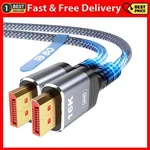 Highwings 80GBPS Displayport Cable 2.1 6.6FT, 16K 60HZ, 8K 120HZ, 4K 240HZ, Dp. Fixed Price $18.99.