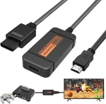 Hdmi Adapter, Converter With Cable For N64/GAMECUBE/SNES Black. Fixed Price $38.64.