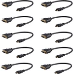 Startech 8" Hdmi To Adapter Black Pack HDDVIMF8IN10PK. Fixed Price $66.39.