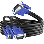 Pasow Vga Splitter Cable Dual Monitor Y Adapter Video Cord 1 Male 2 S.... Fixed Price $20.73.