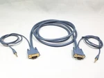 Grey Rocketfish RF-PCC121 Svga / 3.5MM Stereo Audio 6FT Cable Used Connector. Fixed Price $8.00.