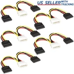 (5-PACK) IDE/MOLEX/IP4/4-PIN To 2X Sata Power 15-PIN Converter Adapter Cable. Fixed Price $8.29.