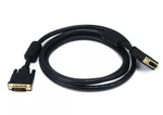 Monoprice 3546 6FT 28AWG Dual Link Dvi-d M/f Extension Cable Black. Fixed Price $8.00.