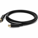 Addon 6FT Displayport 1.2 Male To Black Cables (5 Pack). Fixed Price $61.80.