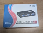 2-PORT Vga Switch Box MT-15-2CF Mt-viki Style Manual Selector. Fixed Price $12.00.