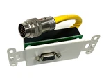 HD15 Vga Female White Wall Plate 15-PIN #40735 Rapidrun. Fixed Price $14.88.