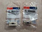 New Lot Of Leviton Cat 41293-HDI Video Connector Mos Module, HD15, Ivory. Fixed Price $29.95.