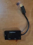 Cabledeconn Multi-function Displayport Dp To Hdmi Vga Dvi 3 In 1 Female. Fixed Price $15.00.