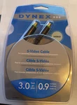 Genuine Dynex (DX-AV030) 3.0 Feet / 0.9 Meters S-video Cable Only. Fixed Price $25.00.