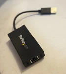 Startech.com Usb To Ethernet Network Adapter Gigabit RJ45 Converter. Fixed Price $11.99.