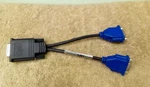 Molex E208931 DMS-59 Dual Female Dvi-i Link For Two Monitors 0G9438. Fixed Price $16.45.