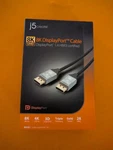 J5CREATE 8K Displayport Cable 6.6 Ft. JDC43 New. Fixed Price $13.95.