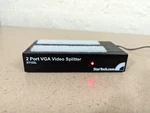 Startech.com 2-PORT Vga Video Splitter ST122L W/power Supply. Fixed Price $12.15.