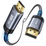 Jsaux 4K Displayport To Hdmi Cable Adapter 10FT, Dp Male Grey. Fixed Price $19.47.