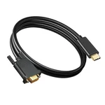 Danfetsoy Usb To Vga Cable 6FT, Gold-plated Male Black. Fixed Price $18.57.