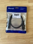 Moread To Cable, 3 Feet, Black. Fixed Price $8.00.