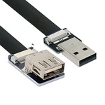 Nfhk Usb 2.0 Type-a To Female Extension Data Flat Slim Fpc Cable For Fpv.... Fixed Price $17.09.