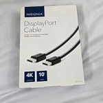 Insignia Displayport Cable 10' 4K NS-PDD1019 Sealed Box 21.6 Gb/s Black. Fixed Price $14.97.
