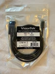 Visiontek Usb-c To Displayport 1.4 Bi-directional 2M Active Cable 901288. Fixed Price $25.00.
