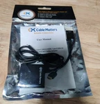 New Cable Matters Active Hdmi To Vga Female Adapter 113046. Fixed Price $9.95.