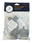 Cable Matters 2-PACK Gold Plated Displayport To Dvi Female Adapter. Fixed Price $23.77.