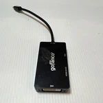 Gofanco DP1.2 To Hdmi Vga Dvi Adapter Converter Black. Fixed Price $15.00.