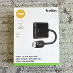Belkin Hdmi To Vga Adapter 15CM Black Female Universal. Fixed Price $9.99.
