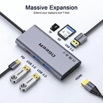 Qgeem 7-IN-1 Usb C Hub To Hdmi Adapter 4K With 100W Power Delivery Grey. Fixed Price $21.41.