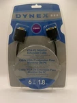 New Dynex Vga Pc Monitor Extension Cable - 6FT (1.8M) Original Package. Fixed Price $10.00.