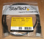 Startech Displayport Cable With Latches Video Audio DISPLPORT3L New. Fixed Price $17.99.