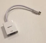 Amazonbasics Mini Display Port To Vga Adapter White Open Box. Fixed Price $6.49.