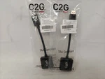 Lot Of C2G 54323 Displayport Vga Female Active Adapter Converter Black. Fixed Price $27.99.
