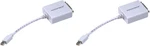 Mini Displayport To Dvi Adapter, White (105106) (pack Of 2). Fixed Price $21.99.