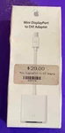 Apple A1305 MB570LLB Mini Displayport To Dvi Adapter - White. Fixed Price $5.95.