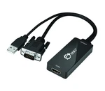 Siig CE-VG0U11-S1 Vga, Usb Hdmi Black Cable Interface/gender Adapter CE-VG0.... Fixed Price $44.67.