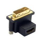 Cablecc Up 90 Degree Dvi To Hdmi Female Adapter For Down-angled. Fixed Price $11.75.