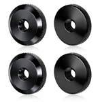 Xelsluthe Pack Thumb Nuts, 1/4-20 Knob, 25MM Female Wheel Lock Black. Fixed Price $9.66.