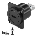 Qianrenon Panel Mount Adapter Converter 5GBPS Male To.... Fixed Price $25.91.