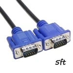 Premium Heavy Duty 5FT Svga Video Cable Cord Male Pc Laptop Monitor. Fixed Price $5.99.