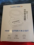 Avedio Links Hdmi Splitter 2 Out 4K For Dual Monitor Full 1080P 5' Cable. Fixed Price $8.95.