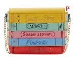 Loungefly Disney Princess Classic Books Crossbody Bag. Fixed Price $129.99.