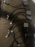 Lot Of 9, 4XEM 4XDPDVI 9" Displayport Adap Single Link. Fixed Price $10.00.