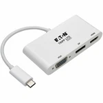 Tripp Lite U444-06N-HVDPW Usb-c Multiport Adapter Hdmi/displayport/vga, White. Fixed Price $66.16.