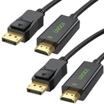 Uvooi To Hdmi Cable 10 Ft 2-PACK, 4K Feet, Black. Fixed Price $30.09.