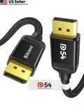 Silkland 54GBPS Displayport Cable 2.1 Vesa Certified Dp 6.6 Feet, Black. Fixed Price $27.66.