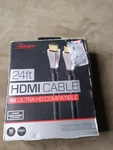 Rocketfish 24FT 4K Ultra Compatible In-wall Hdmi Cable Black. Fixed Price $33.00.